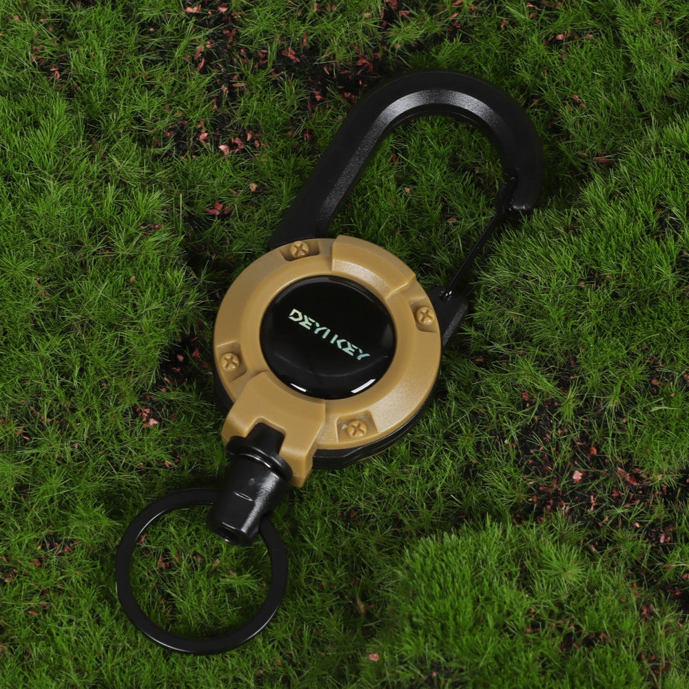 🏆Buy 1 Get 1 Free🎁3 In 1 New Multifunctional Retractable Pull Reel Carabiner Keychain