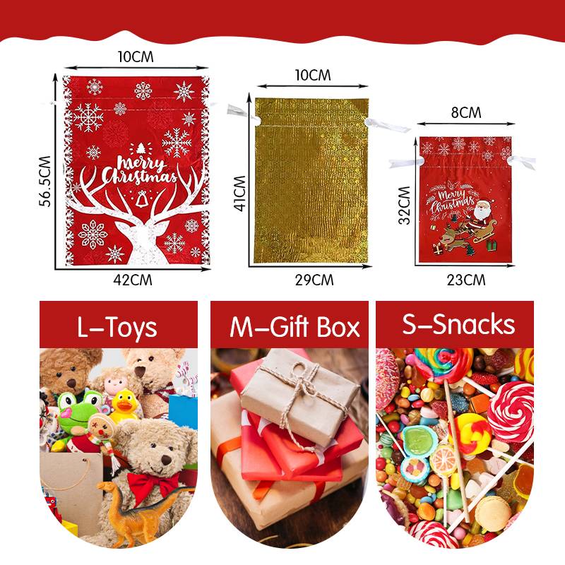 🎅Perfect Gift Picks🎁The World’s Best Christmas Gift Bag With Drawstring