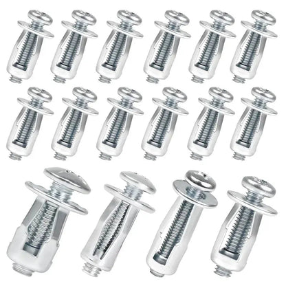 Heavy-Duty Carbon Steel Button Rivet Locking Nuts Set - Durable, Rustproof, Bolt-Compatible Industrial & Furniture Hardware for Panel Fixing, Sheet Metal Repair (M4, M5, M6 Sizes)