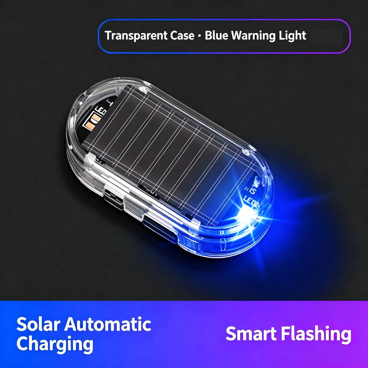 📢📢50% OFF !! ⏰ Solar Anti-Theft LED Flashing Lamp